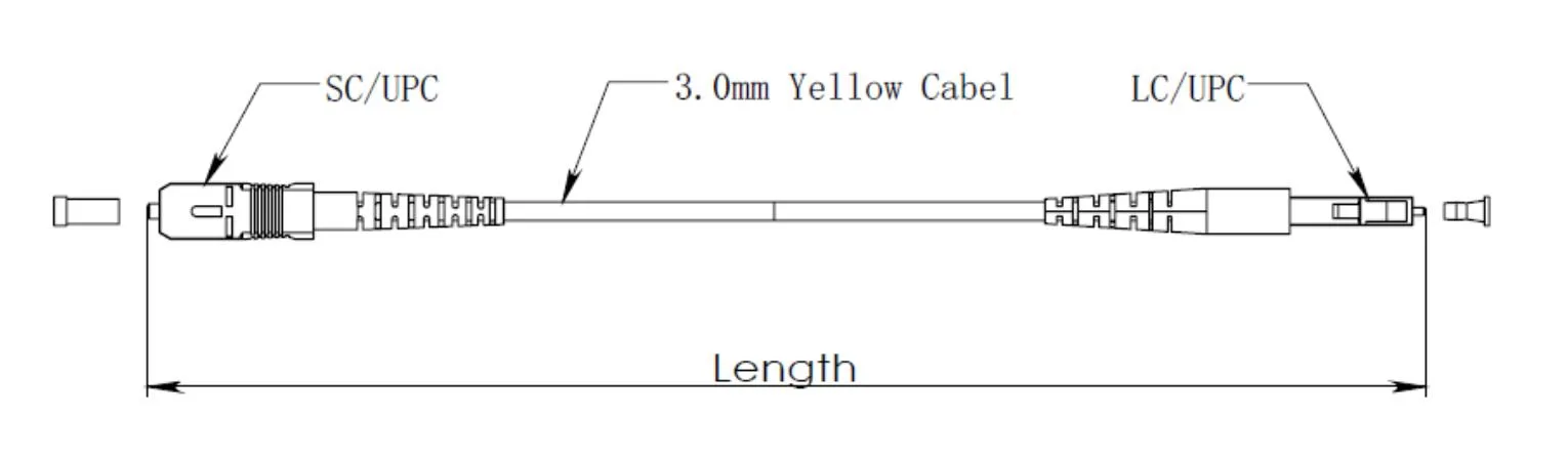 Conventional SC/UPC-LC/UPC Patch Cords