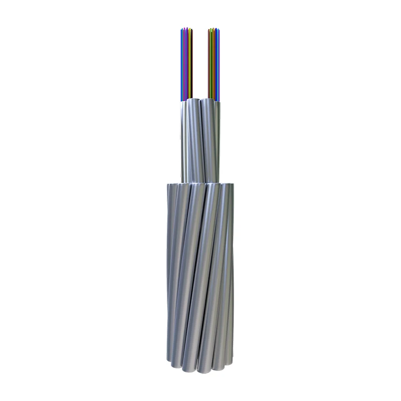 Fibra óptica de tubo varada Compuesta de cable de tierra superior