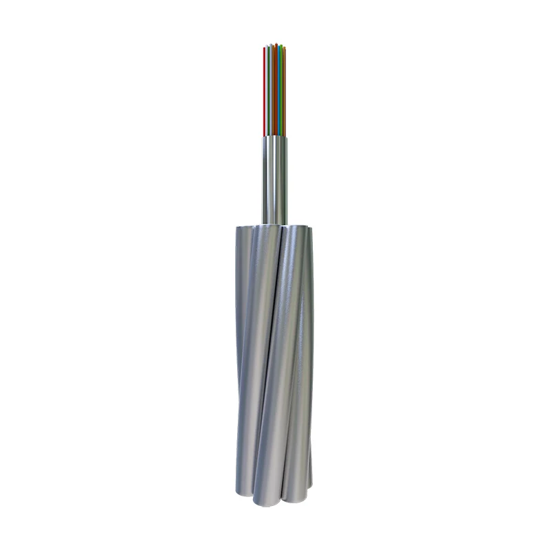 Cable de tierra de fibra óptica de fibra óptica de uni-tubo