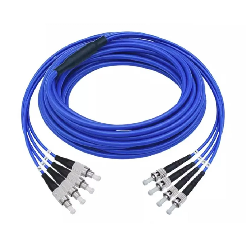 Cordones de parche dieléctrico a prueba de roedores Quad FC/UPC-ST/UPC